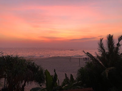 Sunset at Urawatta beach Sea Crest Beach Villa Ambalangoda